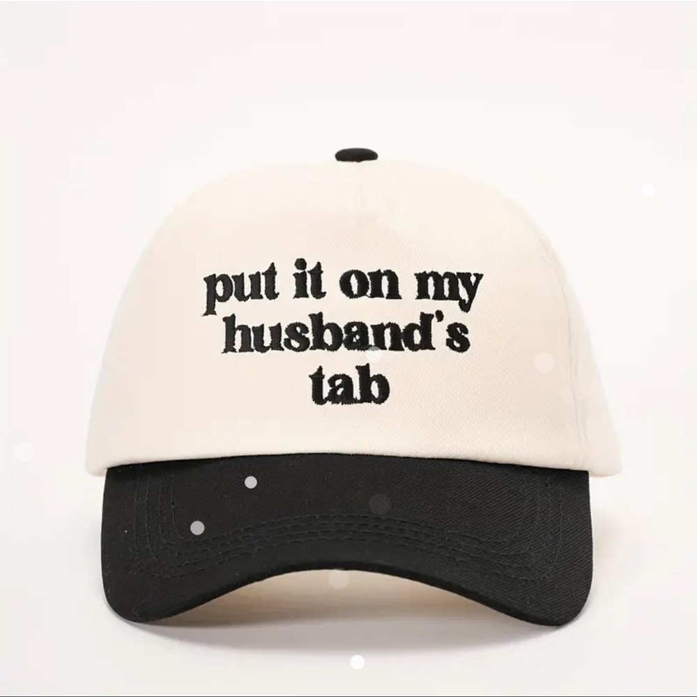 Put it on my husbands tab